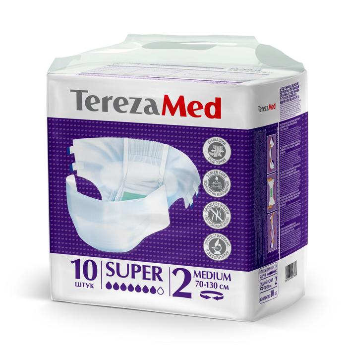 Подгузники для взрослых Super Medium (№2) TerezaMed уп.10