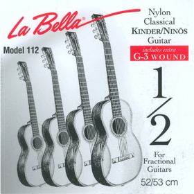 Струны для классической гитары La Bella FG112, мензура 1/2