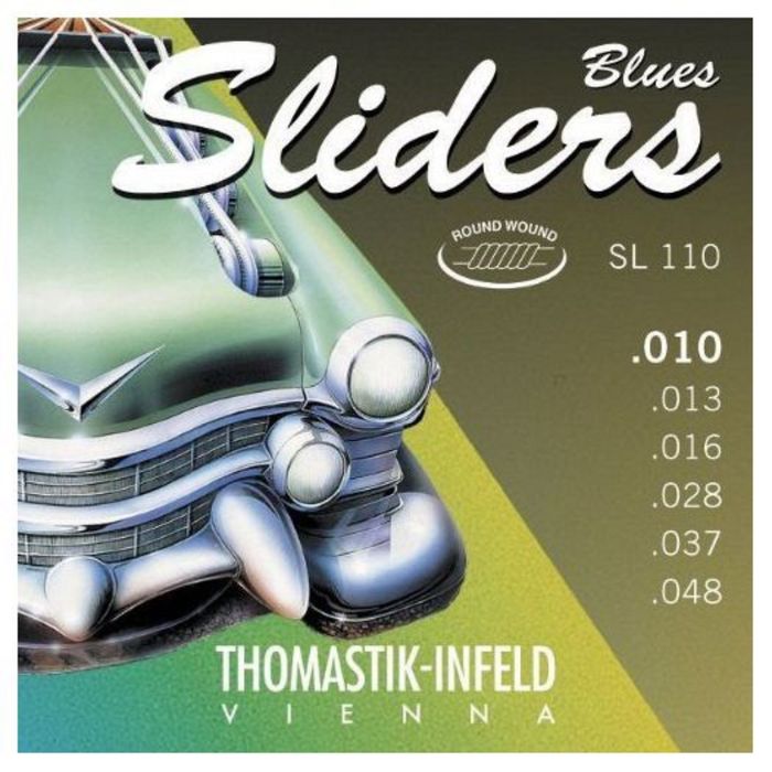 Струны для электрогитары Thomastik SL110 Blues Sliders