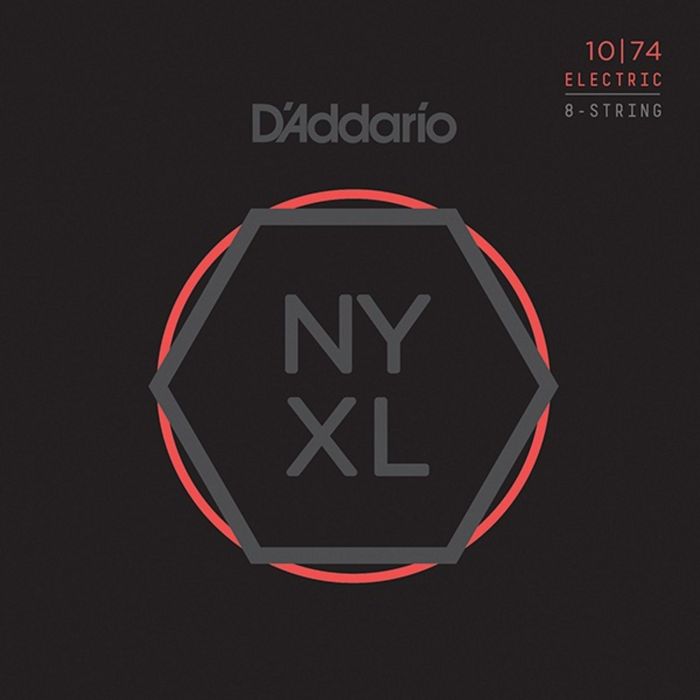 Струны для 8-струнной электрогитары D'Addario NYXL1074 NYXL