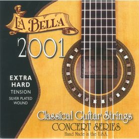 Струны для классической гитары La Bella 2001EH 2001 Extra Hard Tension