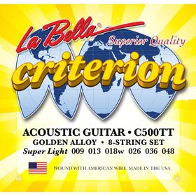 Струны для акустической гитары La Bella C500TT Criterion Ultra Light