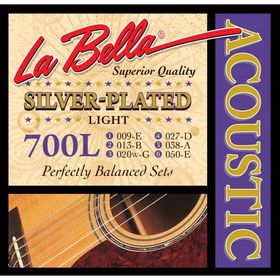 Струны для акустической гитары La Bella 700L Light