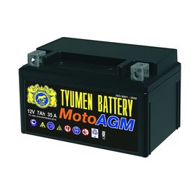 Аккумуляторная батарея TYUMEN BATTERY 7 Ач 6МТС-7 AGM (YTX7A-BS), прямая полярность 2338725