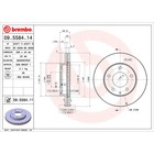 Диск тормозной Brembo 09558414 2361919 Диск тормозной Brembo 09558414 2361919