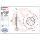 Диск тормозной Brembo 09958914 2361977 Диск тормозной Brembo 09958914 2361977