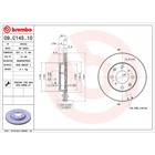 Диск тормозной Brembo 09C14510 2362083 Диск тормозной Brembo 09C14510 2362083