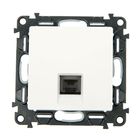 Розетка телефонная Legrand Valena LIFE 753438, RJ11, одноместная,скрытая, белая