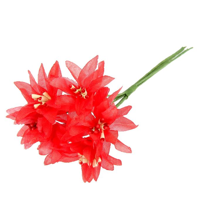 Декор для творчества "Лилия" (1 набор = 1 букет), в букете 6 цветков, МИКС