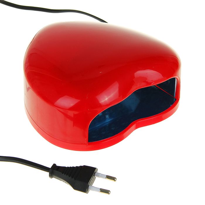 Лампа для гель-лака LuazON LUF-03, LED, 3 Вт, 28 светодиодов, красная
