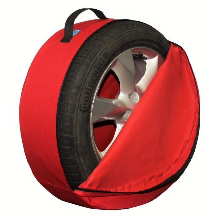 Комплект чехлов для хранения колес Tplus, 630х210 мм, красный, T001351