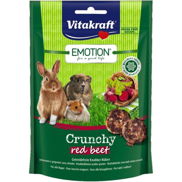 Лакомство VITAKRAFT CRUNCHY для грызунов со свеклой, 100 г