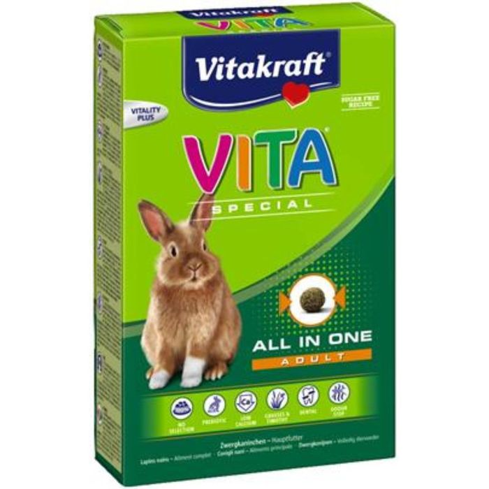 Корм VITAKRAFT VITA SPECIAL для взрослых кроликов, 600 г