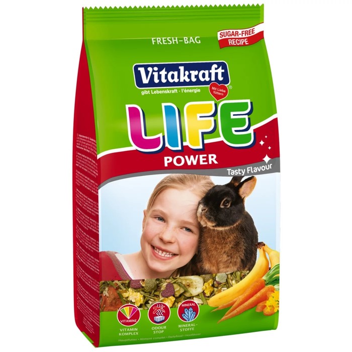 Корм VITAKRAFT LIFE POWER для кроликов, 600 г