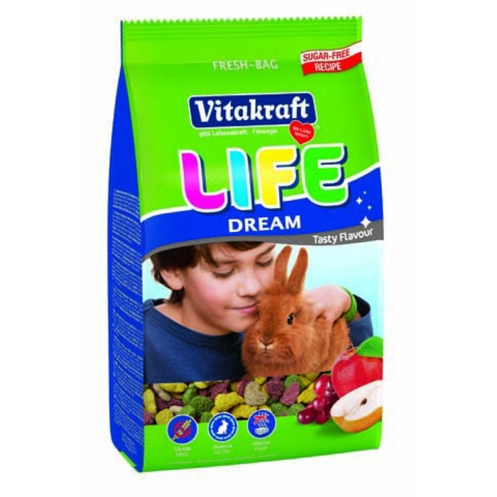 Корм VITAKRAFT LIFE DREAM для кроликов, 600 г