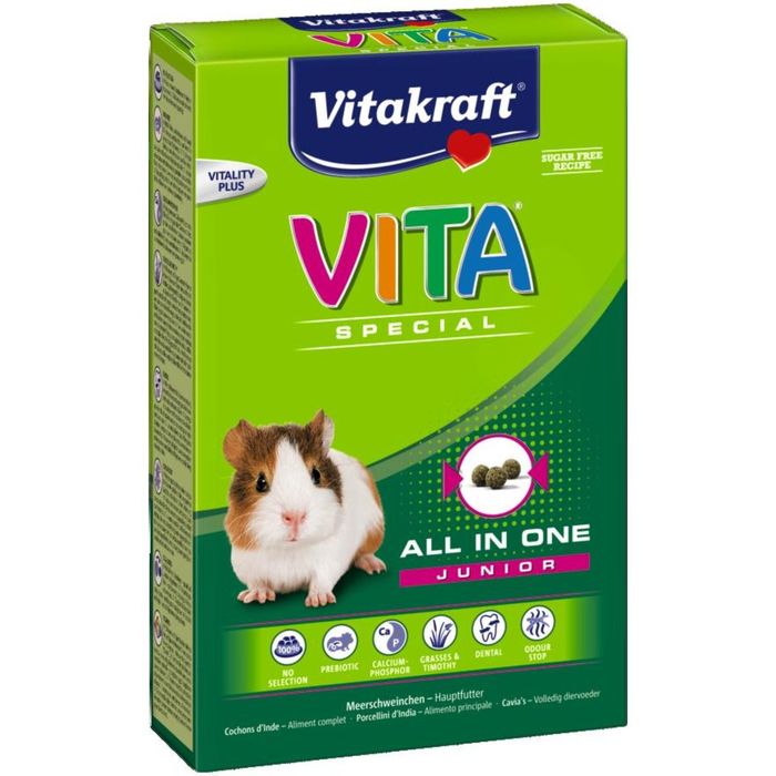 Корм VITAKRAFT VITA SPECIAL для молодых морских свинок, 600 г