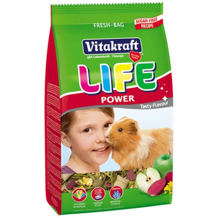 Корм VITAKRAFT LIFE POWER для морских свинок, 600 г