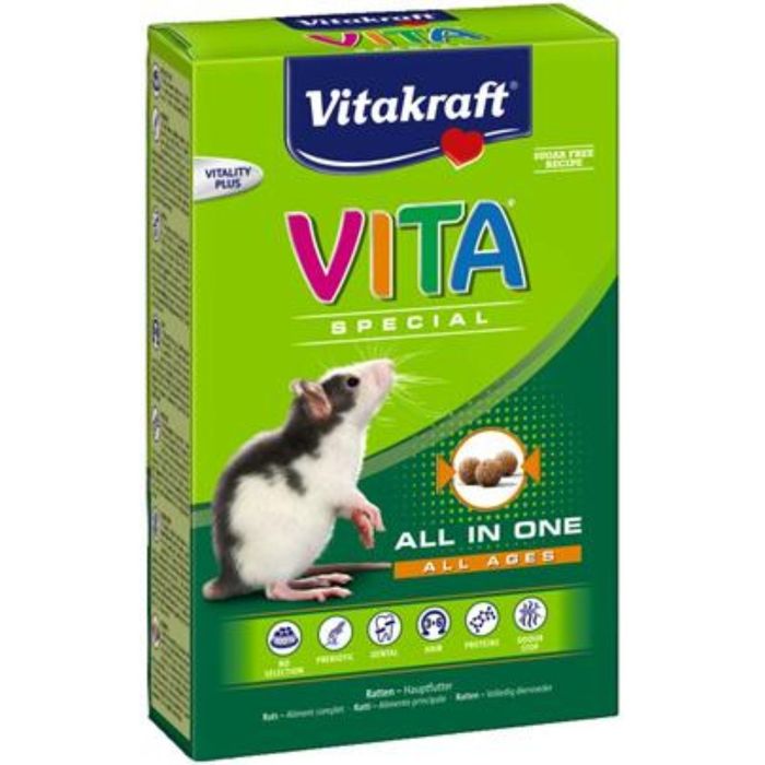 Корм VITAKRAFT VITA SPECIAL для крыс, 600 г