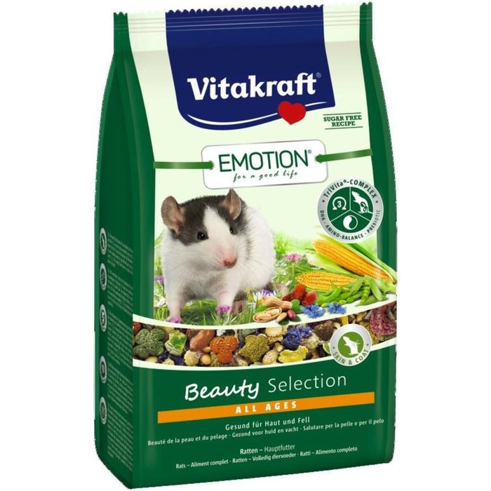 Корм VITAKRAFT BEAUTY SELECTION для крыс, 600 г