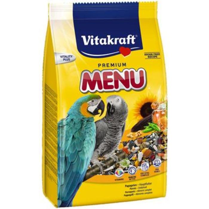 Корм VITAKRAFT MENU для крупных попугаев, 1 кг