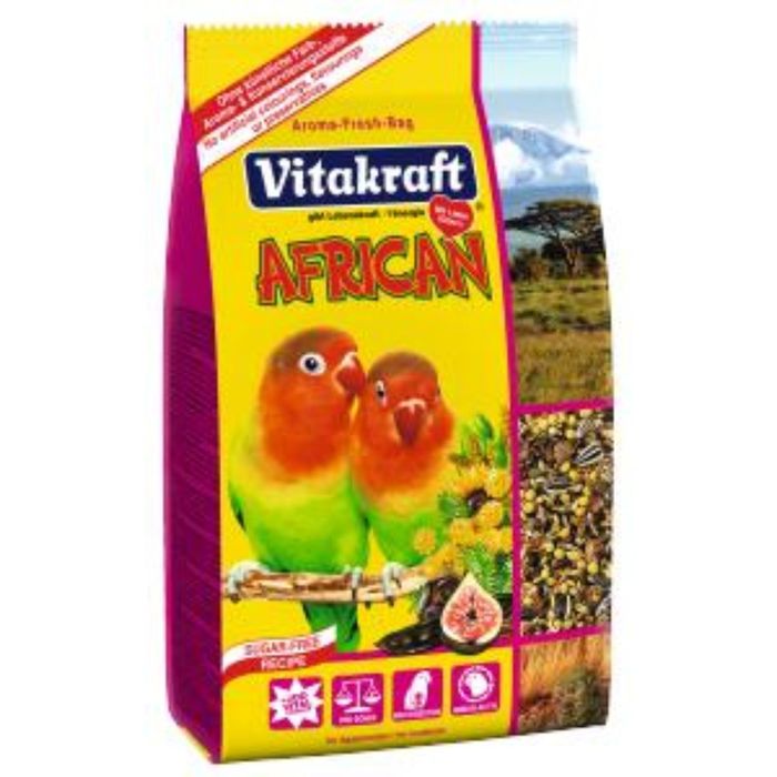 Корм VITAKRAFT AFRICAN для средних попугаев, 750 г