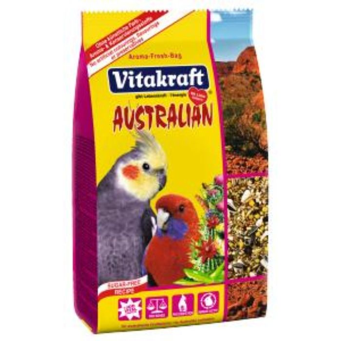 Корм VITAKRAFT AUSTRALIAN для средних попугаев, 750 г