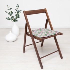 Чехол на стул с завязками «Полевые цветы», 35х38 см, бязь