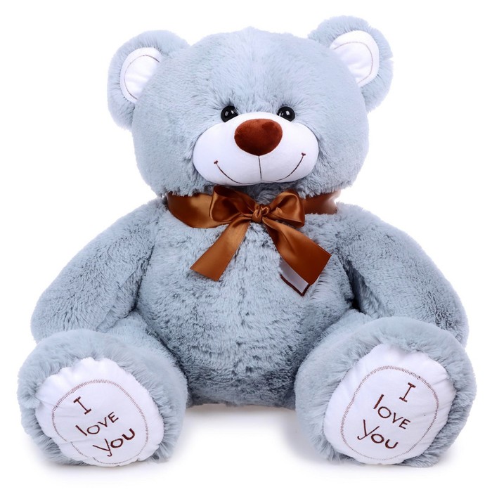 Мягкая игрушка «Медведь Феликс», 90 см, цвет дымчатый - фото 79049013