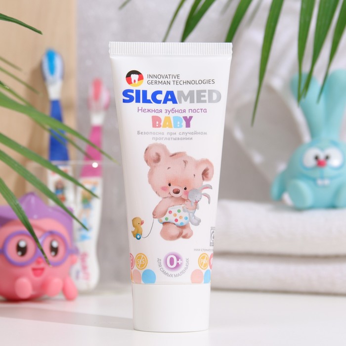 Зубная паста Silcamed детская BABY 0+, 65 г