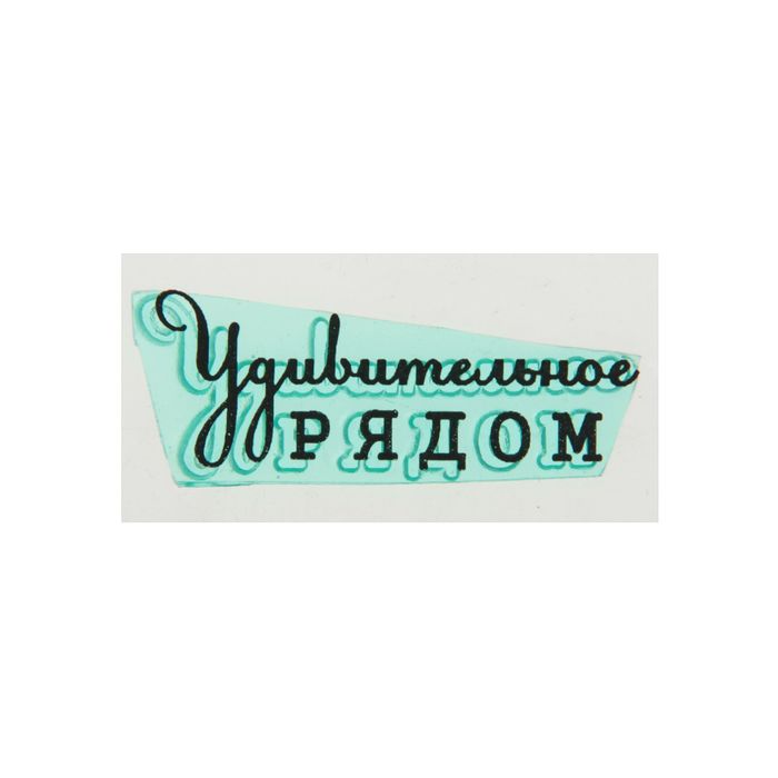 Штамп &quot;Удивительное рядом&quot; 4,1х1,3 см (STAMP1237)