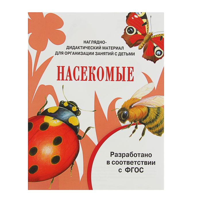 Мир вокруг нас. Наглядно-дидактический материал. Насекомые