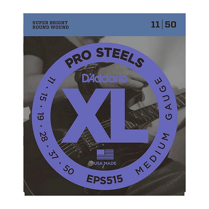 Струны для электрогитары D'Addario EPS515 ProSteels , Medium, 11-50