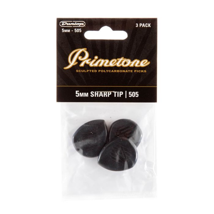 Медиаторы Dunlop 477P505 Primetone  3шт, 5мм, острый кончик