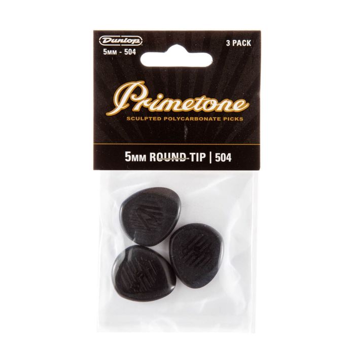 Медиаторы Dunlop 477P504 Primetone  3шт, 5мм, круглый кончик