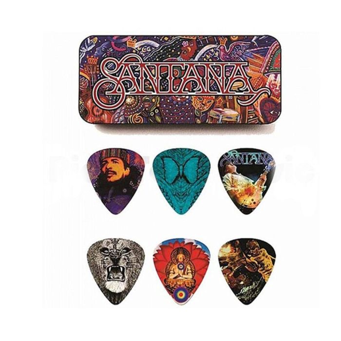 Медиаторы Dunlop SANPT02H Carlos Santana  6шт, толстые, в коробочке