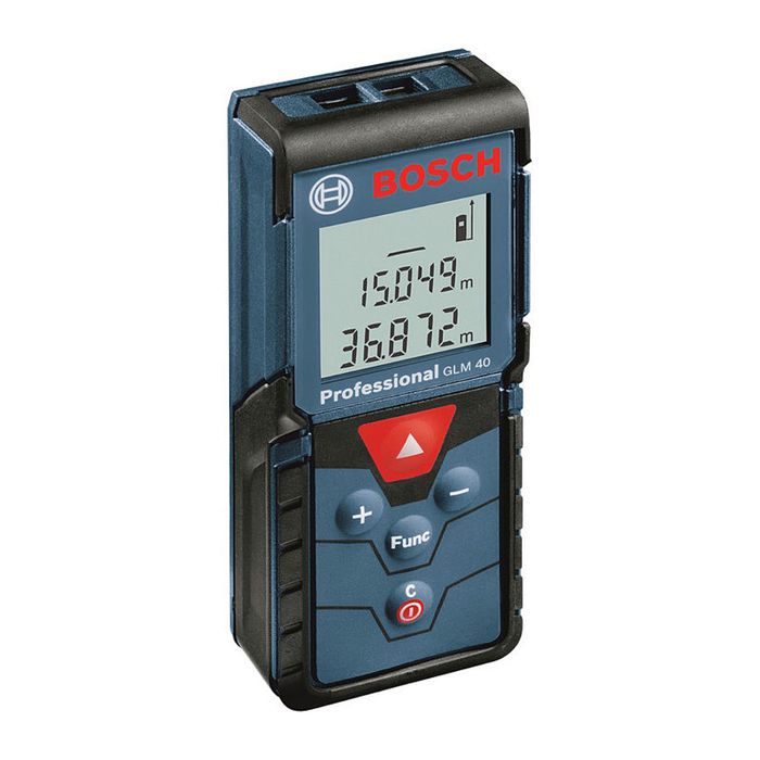 Лазерный дальномер Bosch GLM 40 (0601072900), IP54, 0,15-40м, ± 1,5мм, площадь/объем