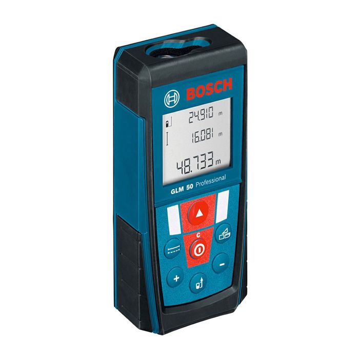 Лазерный дальномер Bosch GLM 50 (0601072200), IP54, 0,15-50м, ± 1,5мм, 3-х стр. дисплей