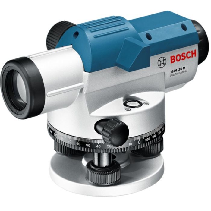 Оптический нивелир BOSCH GOL 20 D (0601068400), до 60м, zoom 20x, IP54