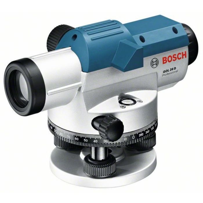 Оптический нивелир BOSCH GOL 26 D (0601068000), до 100м, zoom 26x, IP54