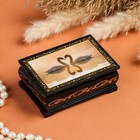 Box "Love" 6×9 cm, lacquer miniature