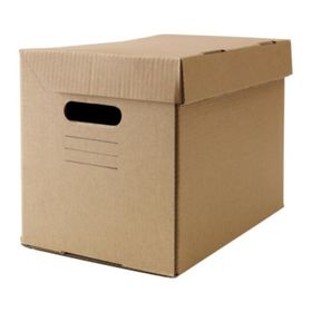Коробка с крышкой, цвет коричневый ПАППИС