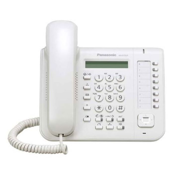 Системный телефон Panasonic KX-DT521RU белый