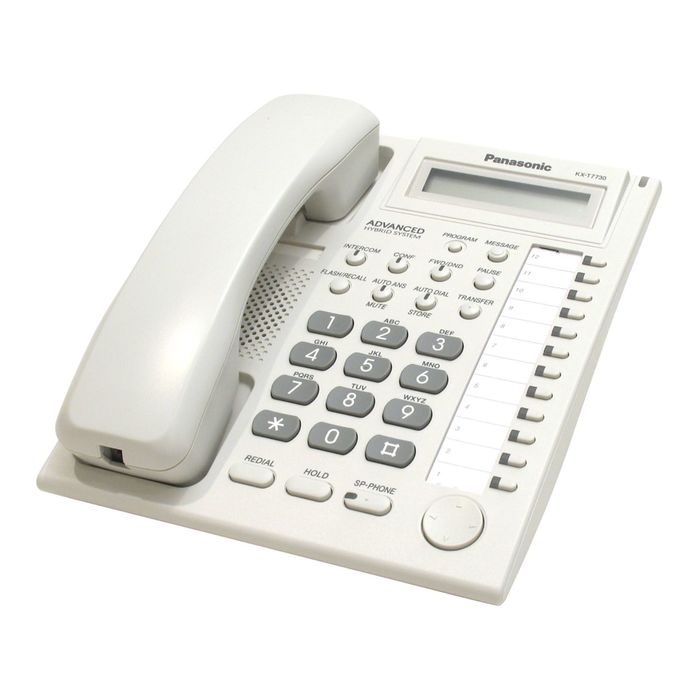 Системный телефон Panasonic KX-T7730RU белый