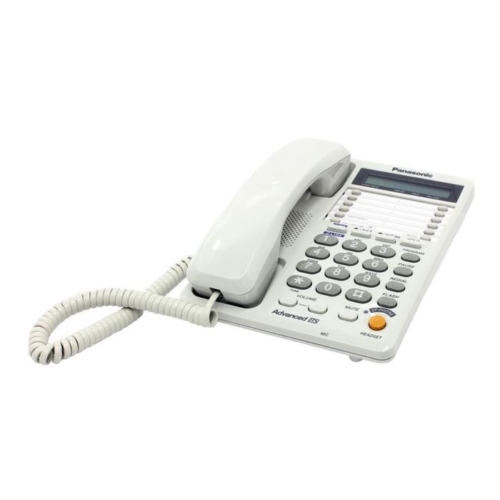 Телефон проводной Panasonic KX-TS2368RUW белый