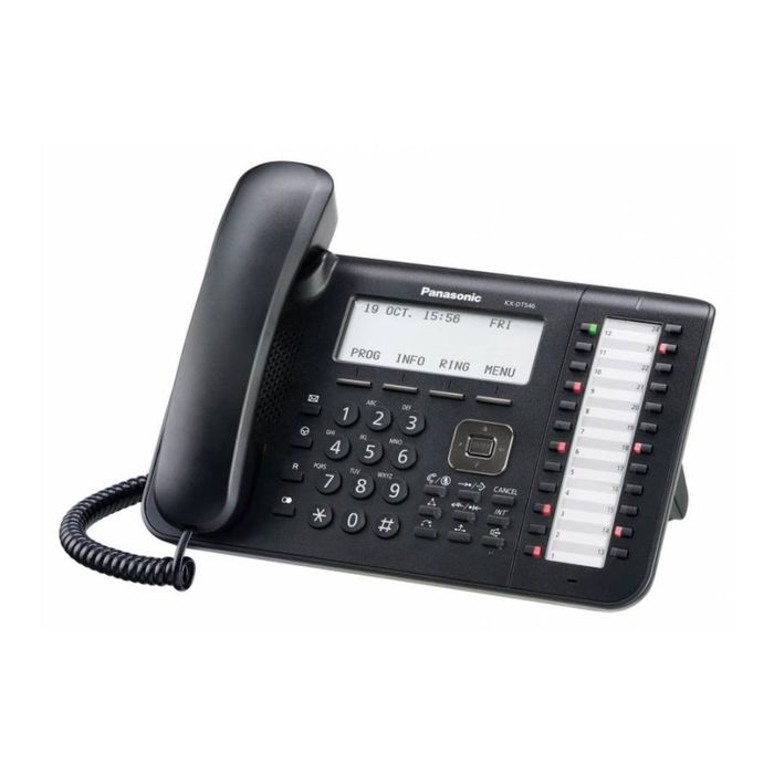 Системный телефон Panasonic KX-DT546RUB чёрный