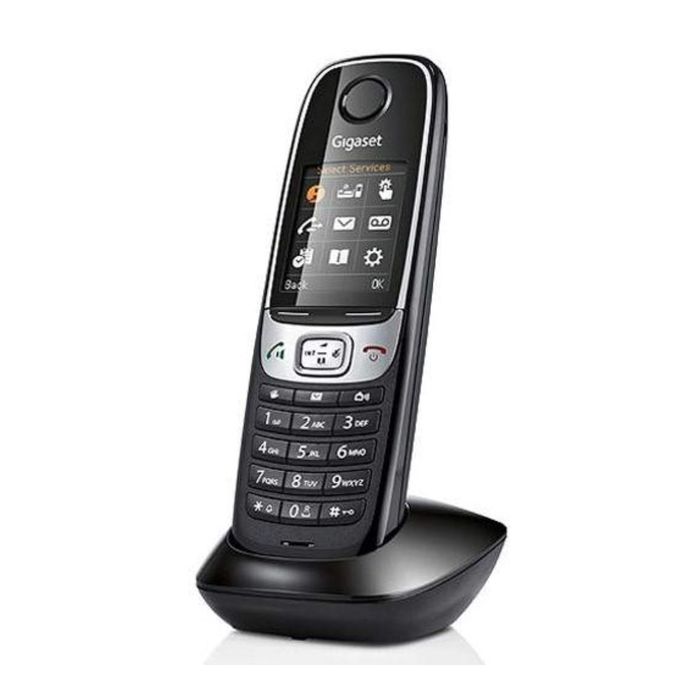 Трубка дополнительная Dect Gigaset C620H чёрная для C620