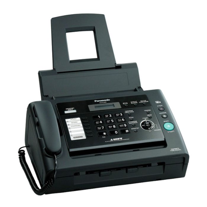 Факс Panasonic KX-FL423RUB чёрный, лазерный, АОН
