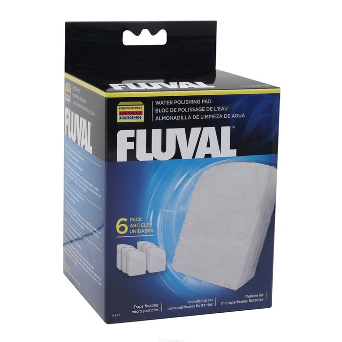 Губка тонкой очистки для фильтров FLUVAL 304/305, 404/405, 6 шт.