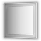 Зеркало в багетной раме со встроенным LED-светильником 26,5 Вт, 90x90 см, Evoform