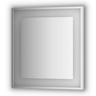 Зеркало в багетной раме со встроенным LED-светильником 20 Вт, 70x75 см, Evoform